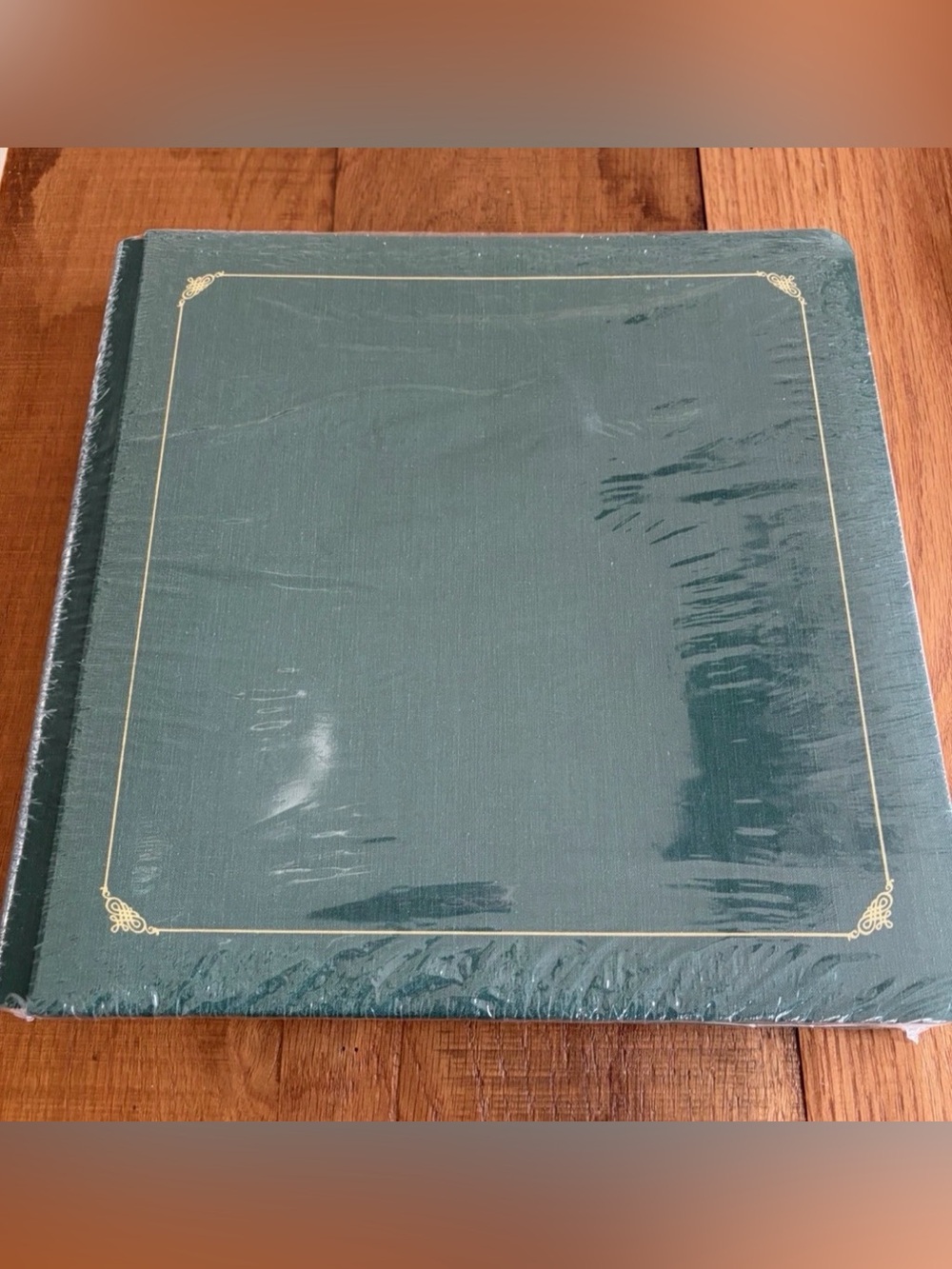 Creative Memories 12x12 Evergreen Album Gold Foil with pages NEW Scrapbook